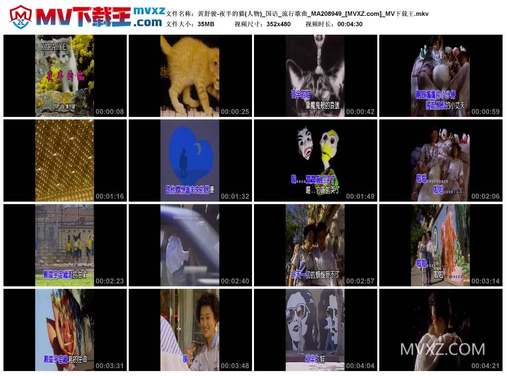 黄舒骏-夜半的猫(人物)_国语_流行歌曲_MA208949